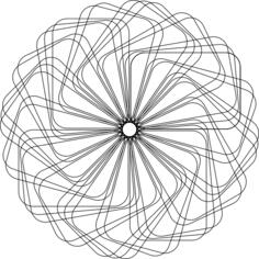 Mathematical flower