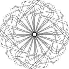 Mathematical flower