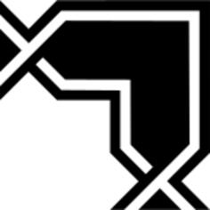 Geometic frame corner