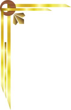 Art deco Ccrner border