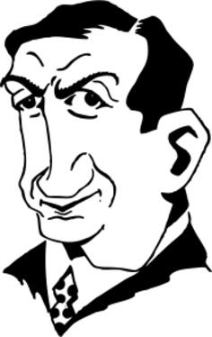 Man caricature