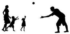 Family Fun Silhouette