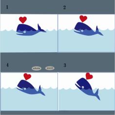 Comic whale