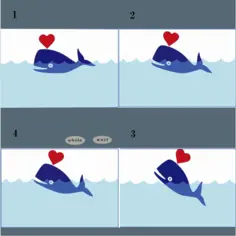 Comic whale