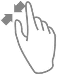 Multitouch zoom out