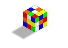 Unsolved Rubik's cube