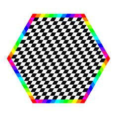 Colorful hexagon