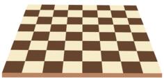 Brown checker board