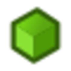 Green cube symbol