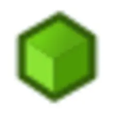 Green cube symbol