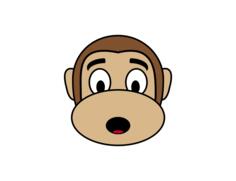Surprised ape
