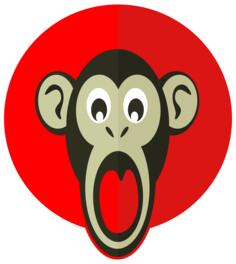 Shocked monkey