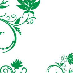 Floral swirls