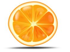 Tangerine slice
