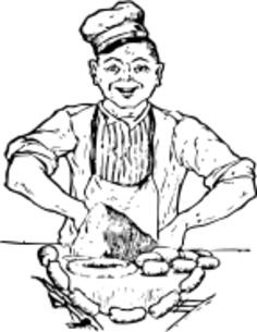 Butcher drawing