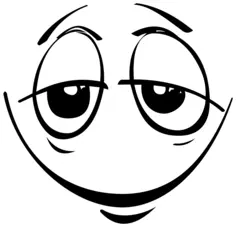 Stoned smiley
