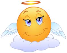 Angelic smiley