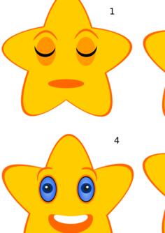 Yellow star wake up