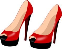 Red stilettos