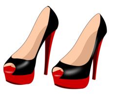 Black stilettos