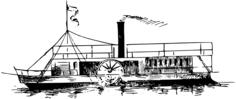 Paddle steamer