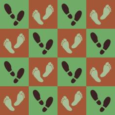 Feet pattern