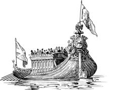 Pleasure barge