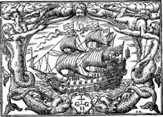 Mermaids and ship