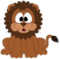 Goofy lion