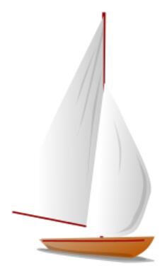 White sailboat