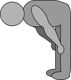 Bowing figure