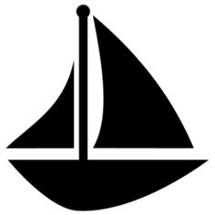 Sailboat silhouette