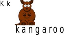 Brown kangaroo
