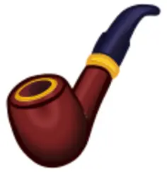 Colored smoking pipe