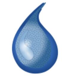 Blue drop