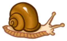Colored snail