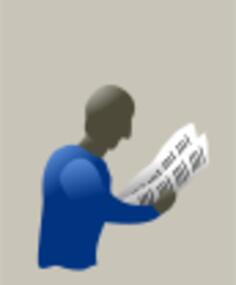 Reading newspapers