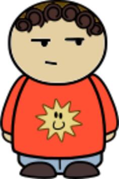 Doubtful boy