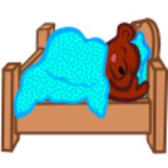 Hibernating bear