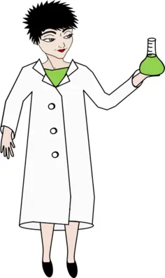 Female scientist