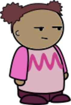 Suspicious baby girl