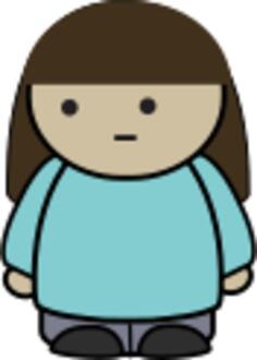 Long-haired baby girl