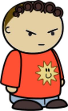 Angry kid