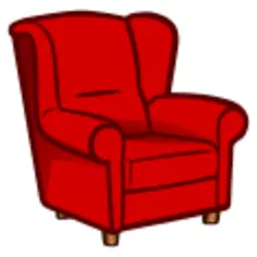 Colored armchair