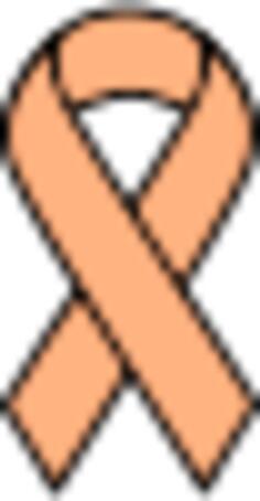 Uterine cancer ribbon