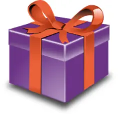 Purple present