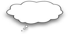 Thought bubble