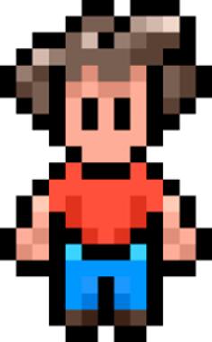 Pixel character