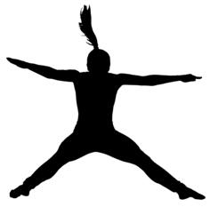 Jumping girl