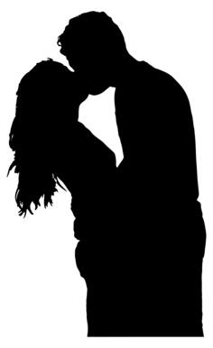 Kissing couple